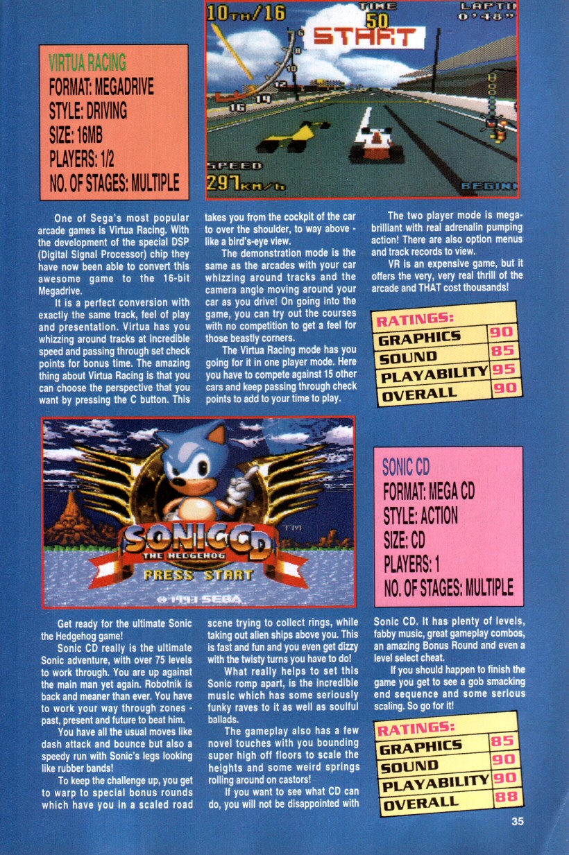 Sonic the Hedgehog Yearbook 1992 Page 31